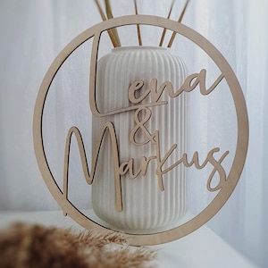 personalized gift bride and groom, personalized wooden ring wedding, wedding decoration