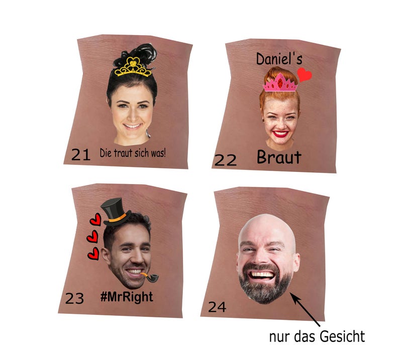 Gepersonaliseerde tatoeages voor vrijgezellenfeesten, bruidstattoo, gepersonaliseerde trouwtatoeages, grappige tijdelijke tatoeages, tatoeages op maat afbeelding 8