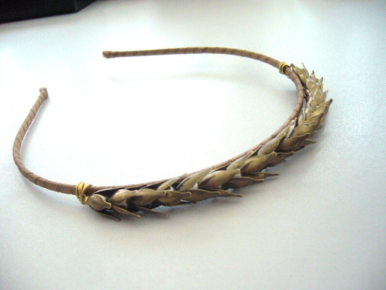 Wheat Headband or Tiara Etsy