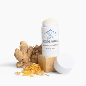 All Natural Arnica Balm for Sore Muscles & Joints | Calendula Ginger Infusions | Warming/Cooling Effect with Menthol and Essential Oil Blend