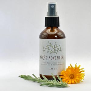 Aloe Face Mist with Helichrysum, Lavender, and Chamomile| Hydrate and Refresh Face, Body, + Hair