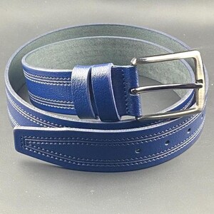 Handmade Belt - Anniversary Gift - Father&#39;s Day Gift - Engraved Leather Belt -Grooms Men Gift- Genuine Leather - Gift for Boyfriend No:K007