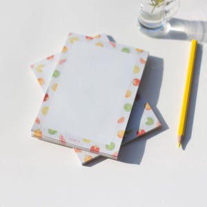 Notepad, writing pad, DINA6 &quot;Citrus Magic&quot;