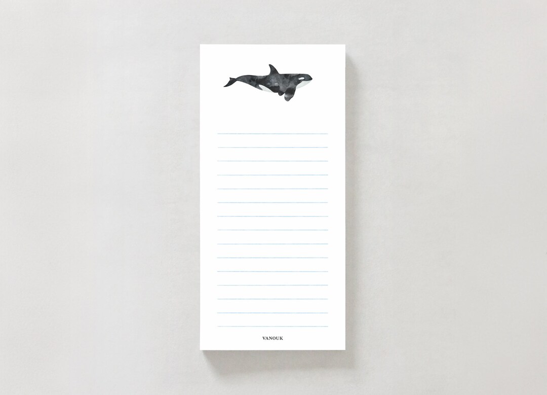 Bloc-notes « Orca » | DL | Papier recyclé | Notes, mémos, bloc-notes ...