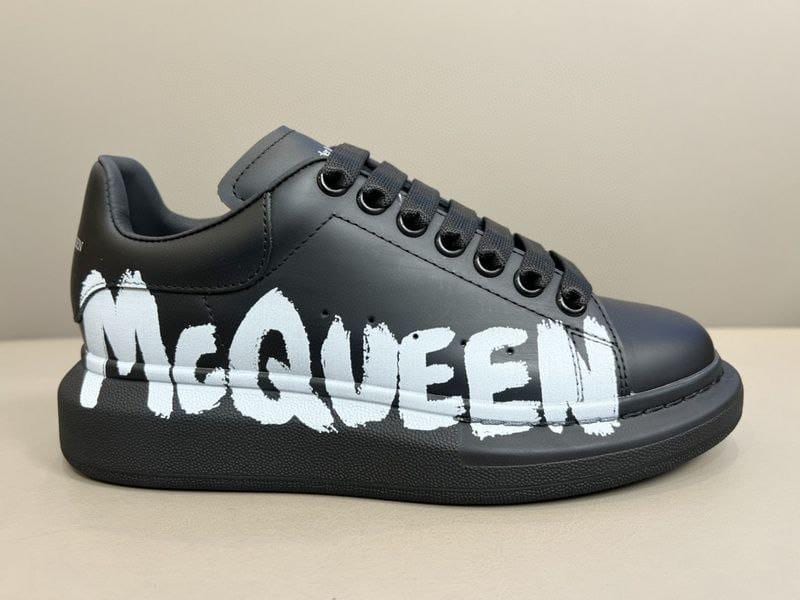 Rick Owens ブラック レースアップ プラットフォーム スニーカー Rick Owens レースアップ レザースニーカー | ブラック