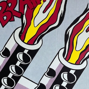 Roy Lichtenstein as I Opened Fire - Etsy