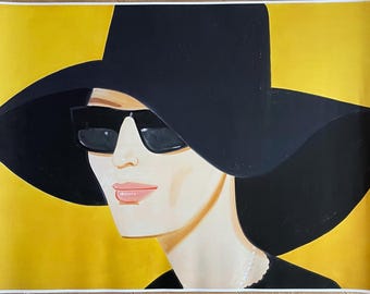 Alex Katz Black Hat 2, 2010, copyright Alex Katz/ Bildrecht, Wien 2023