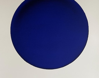 Yves Klein (1928-1962), Disque Bleu, IKB54, copyright VG Bild Kunst, Bonn 1997, Printed in Germany