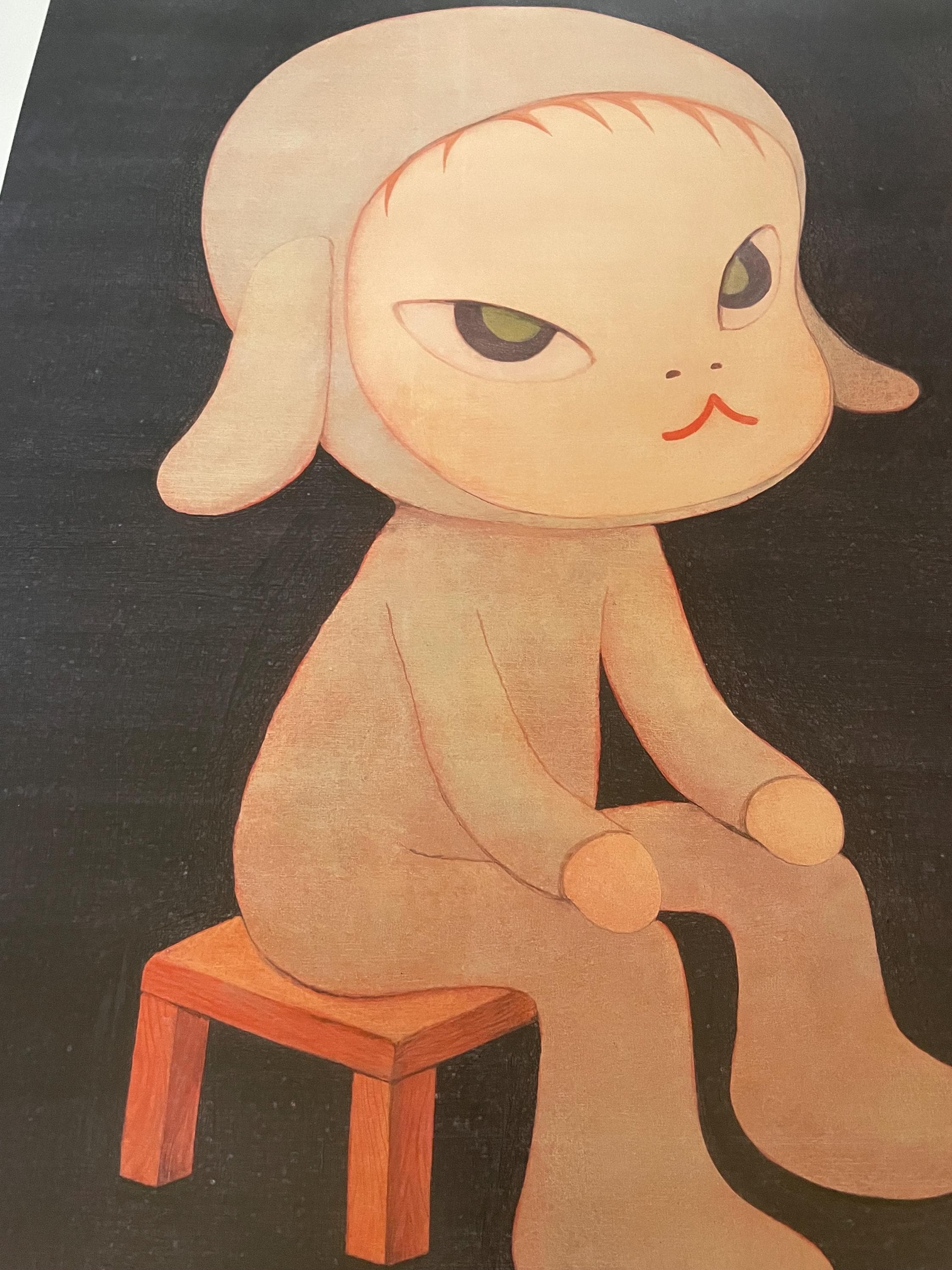 奈良 美智 Sleepless Night (Sitting) No.YNF1784 - Sleepless Night (Sitting) 1997 | YOSHITOMO NARA