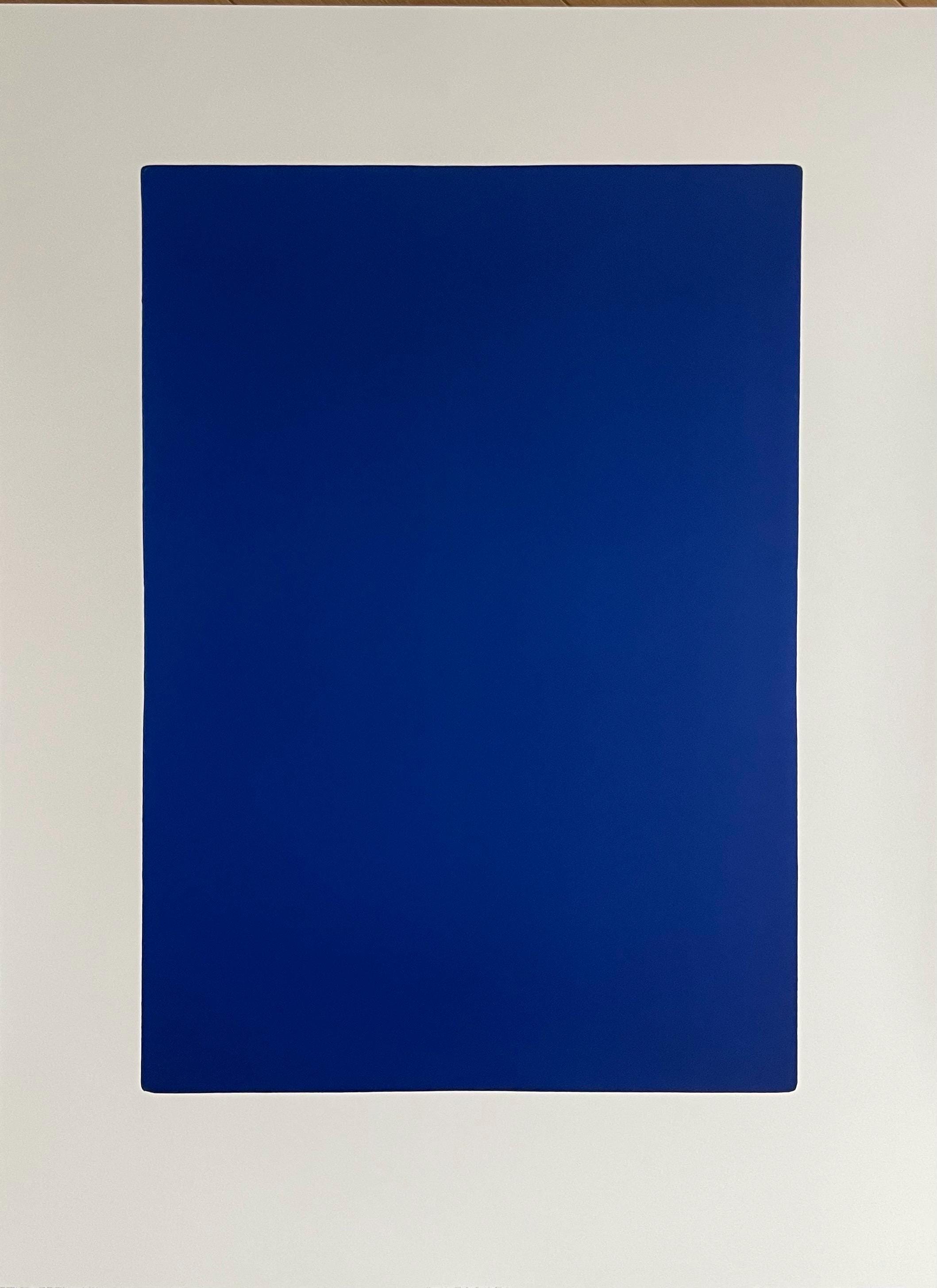 Yves Klein (1928-1962), California, IKB73, 1961 copyright  The Estate of Yves Klein/VG Bild Kunst, Bonn 2019, Printed in Germany