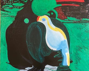 MAX ERNST. Original Exhibition Poster for Fondation Maeght, France