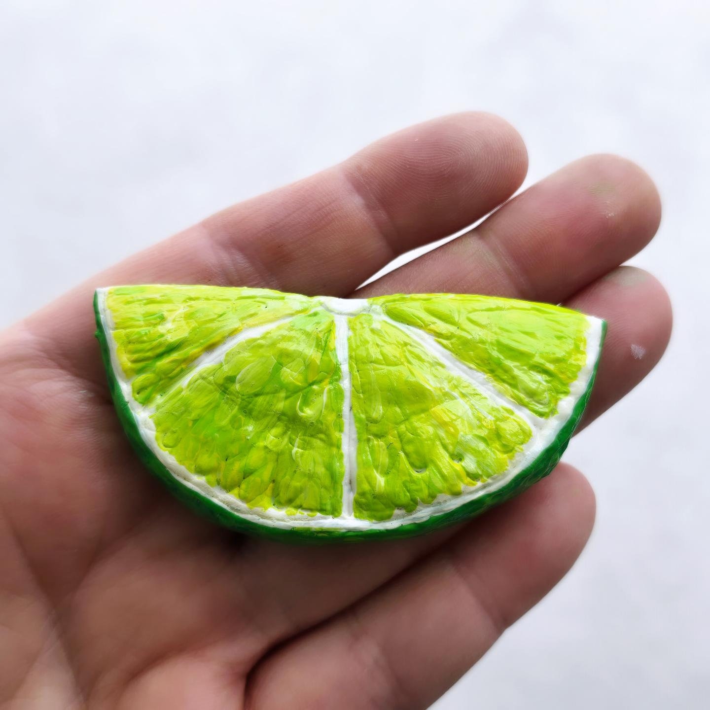 Lime Magnet, Lime Slice Magnet - Etsy