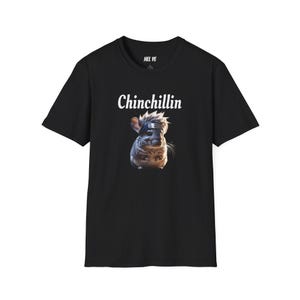 Chinchilling Ninja Unisex Softstyle T-Shirt, Funny Pet Lover Tee, Gift for Cat Owners, In-Style Casual Wear, Cool Graphic Shirt