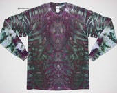 ice tye dye with Rorschach inkblot test design