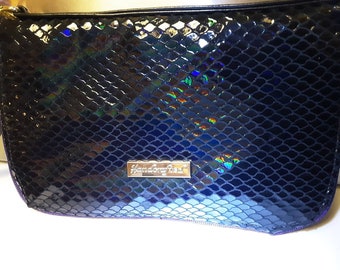 Holographic lambskin wallet