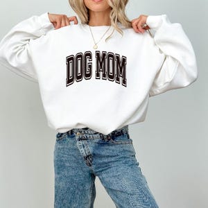 Sweat personnalisé pour maman chien, chemise maman chien, sweat-shirts pour femme, t-shirt maman chien, cadeau maman chien, t-shirt maman chien