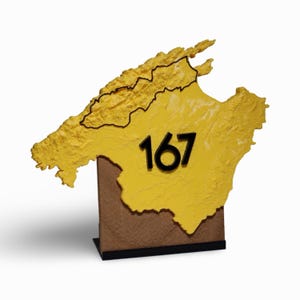 Carte 3D de Majorque 167 - 2025