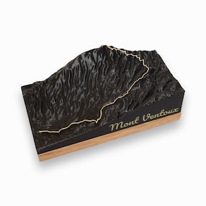 3D-topografisch model Mont Ventoux
