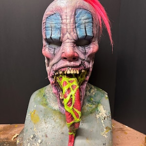 Kackle Creepy Clown Halloween Latex Mask
