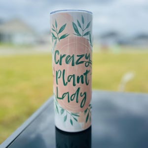 Vaso de la Señora Loca de las Plantas / Plantas / Amante de las Plantas / Vaso Personalizado / Vaso para Plantas / Vaso de la Señora de las Plantas
