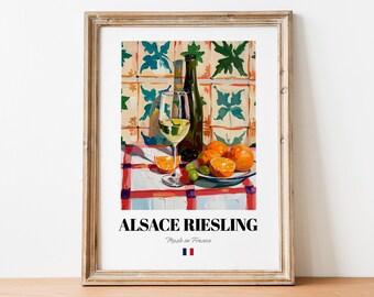 アルザスワインマップ - Etsy 日本