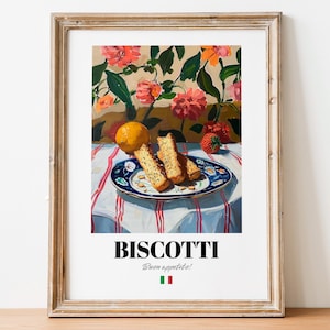 Vintage Biscotti Art: Crunchy Cookie Decor for Italian Dessert Lovers