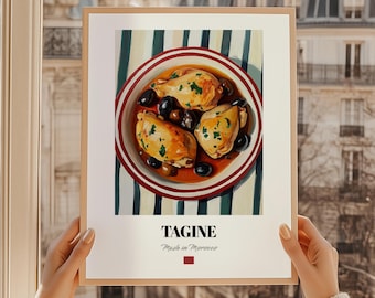 Moroccan Tagine Cuisine Art Print Poster