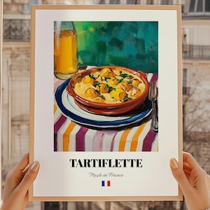Confit de Canard, Póster de comida francesa, Bar de aperitivos, Ideas para un chef, Arte de comida francesa, Decoración de pared de cocina