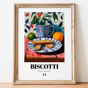 Biscotti Wall Decor: Italian Cookie Art for a Crunchy Delight