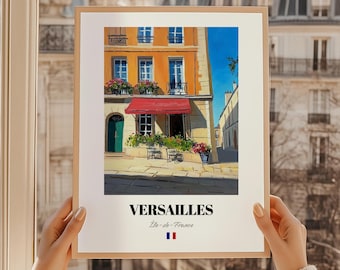 Versailles France Giclée Print, French Oil Painting Reproduction