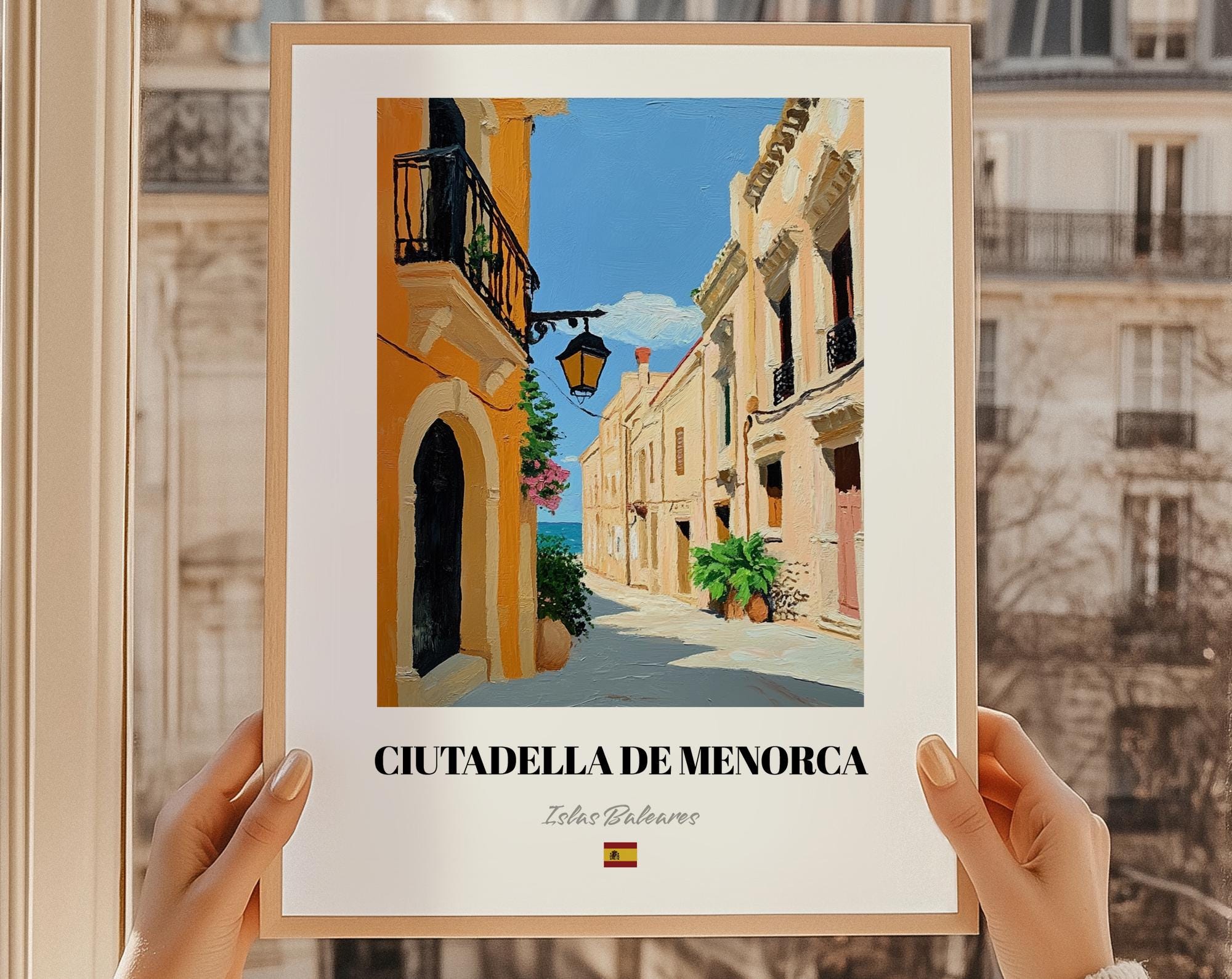 Ciutadella De Menorca Art Print, Spain Travel Poster - Etsy