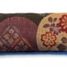 Lavender and Flax Seed Eye Pillow in Chinese Floral Print, Olive Green, Purple and Burnt Orange ...