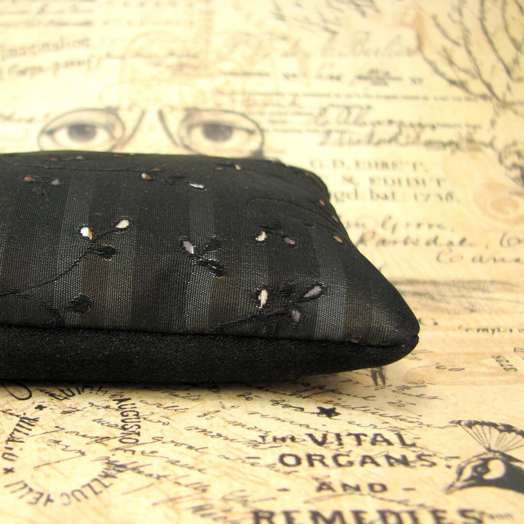 Lavender and Flax Seed Eye Pillow in Masculine Black Grey and Etsy