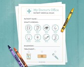 Doctor Forms Printable Kids Pretend Play Doctor Dramatic - Etsy Australia