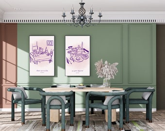 The Kitchen Collection - French Inspired Kitchen Prints
