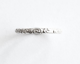 Petite Silver Band Ring In Your Size