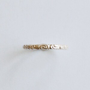 Petite Silver Band Ring In Your Size image 2