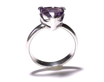 Alexandrite Silver Ring Made to order in your size