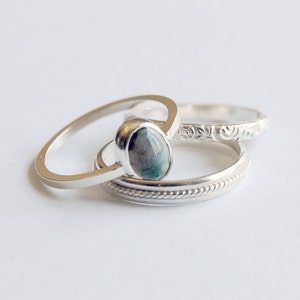 Petite Silver Band Ring In Your Size image 6