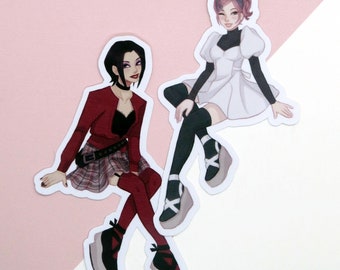 Nana and Hachi Ai Yazawa | 4" Vinyl Sticker | Cute Stickers for Laptop | Journaling Stickers | Sweet Nostalgic Vintage Shojo Anime Sticker
