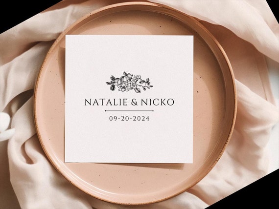 Vintage anniversary monogram