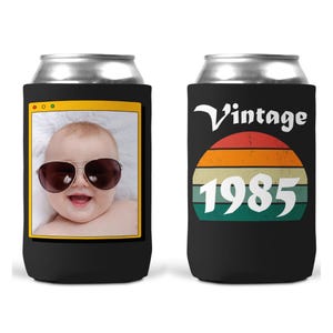 Custom Can Cooler, Birthday Can Coolers, Custom Birthday Can Cooler Favors, Personalized Birthday Can Coolers, 30th Birthday Can Coolers