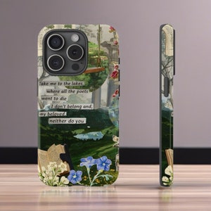Vintage Granola Girl Collage Phone Case, Nature-Themed, Perfect Girl Scout Gift for iPhone 15, 14, 13, 12, etc.