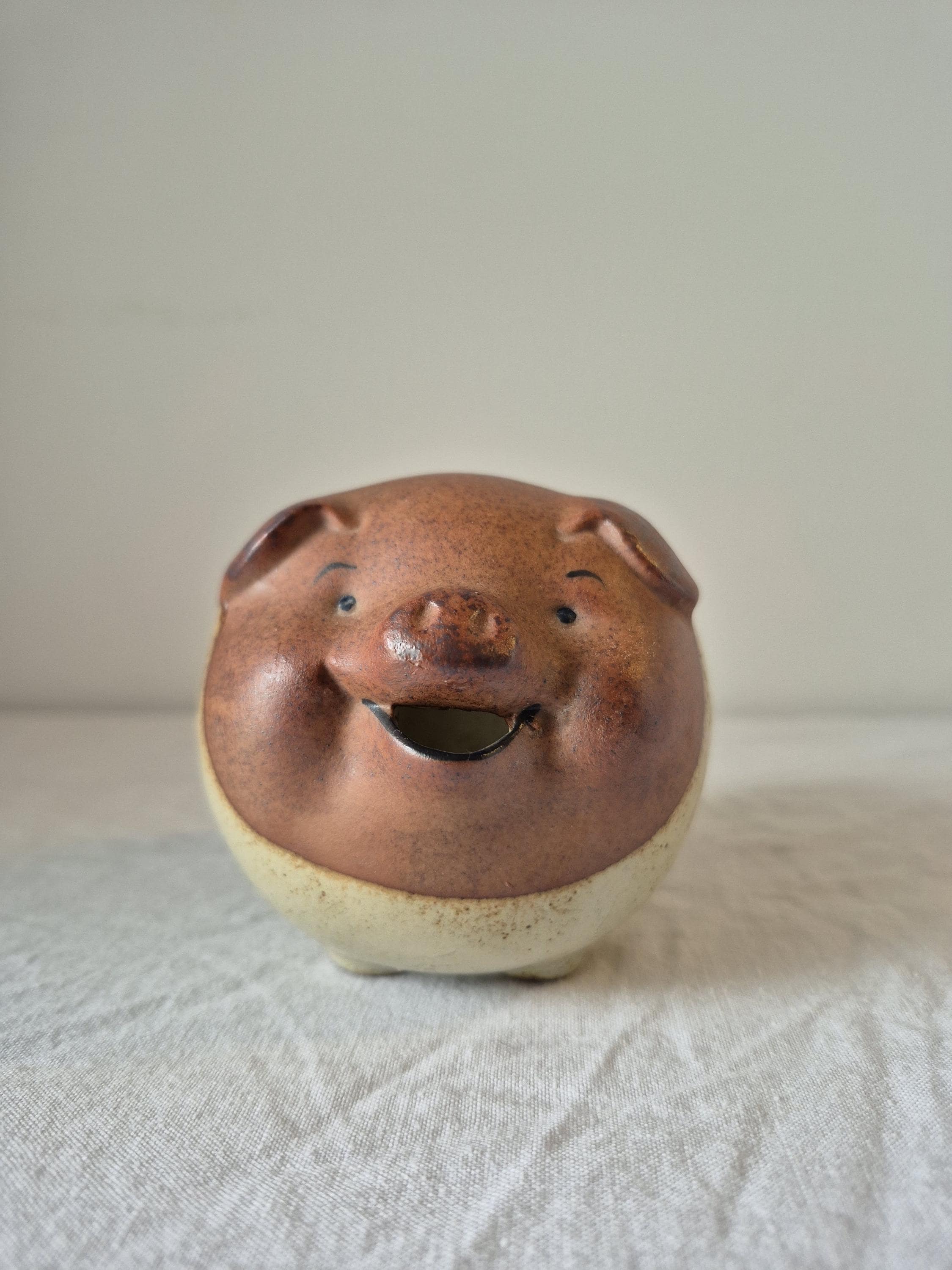 ヴィンテージの豚の置物 - Etsy 日本