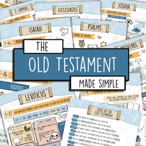 Old Testament Made Simple Bible Study Guide Easy To Use Bible Study Bible Notes