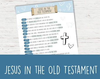 Jesus in The Old Testament - Old Testament Made Simple Bible Study Guide Easy To Use Bible Study Bible Notes