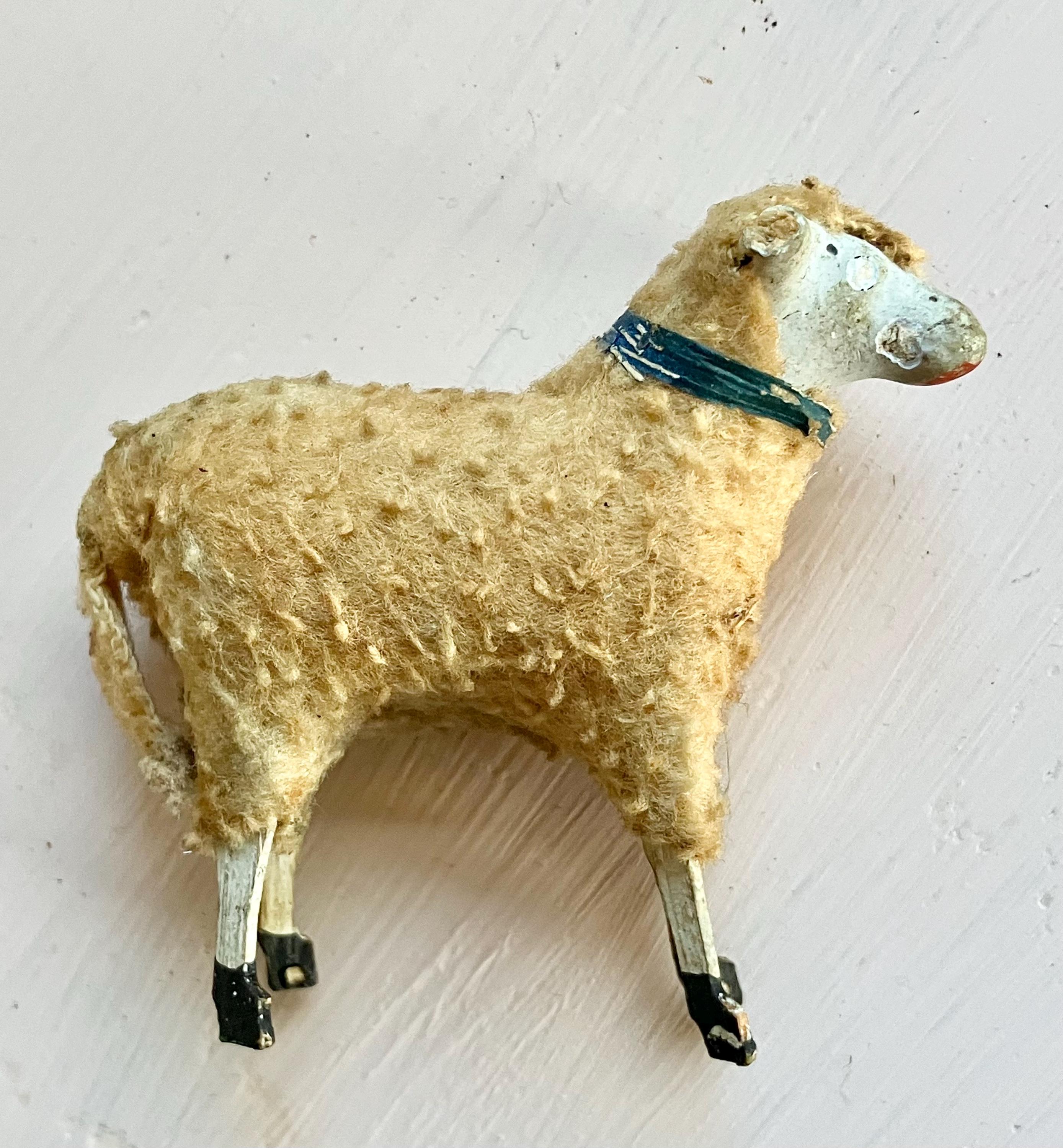 Antique putz sheep - Etsy 日本