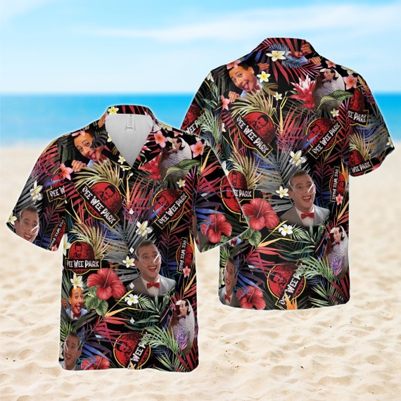 Pee Wee Unisex Hawaiian Shirt Pee Wee Button up Shirt - Etsy