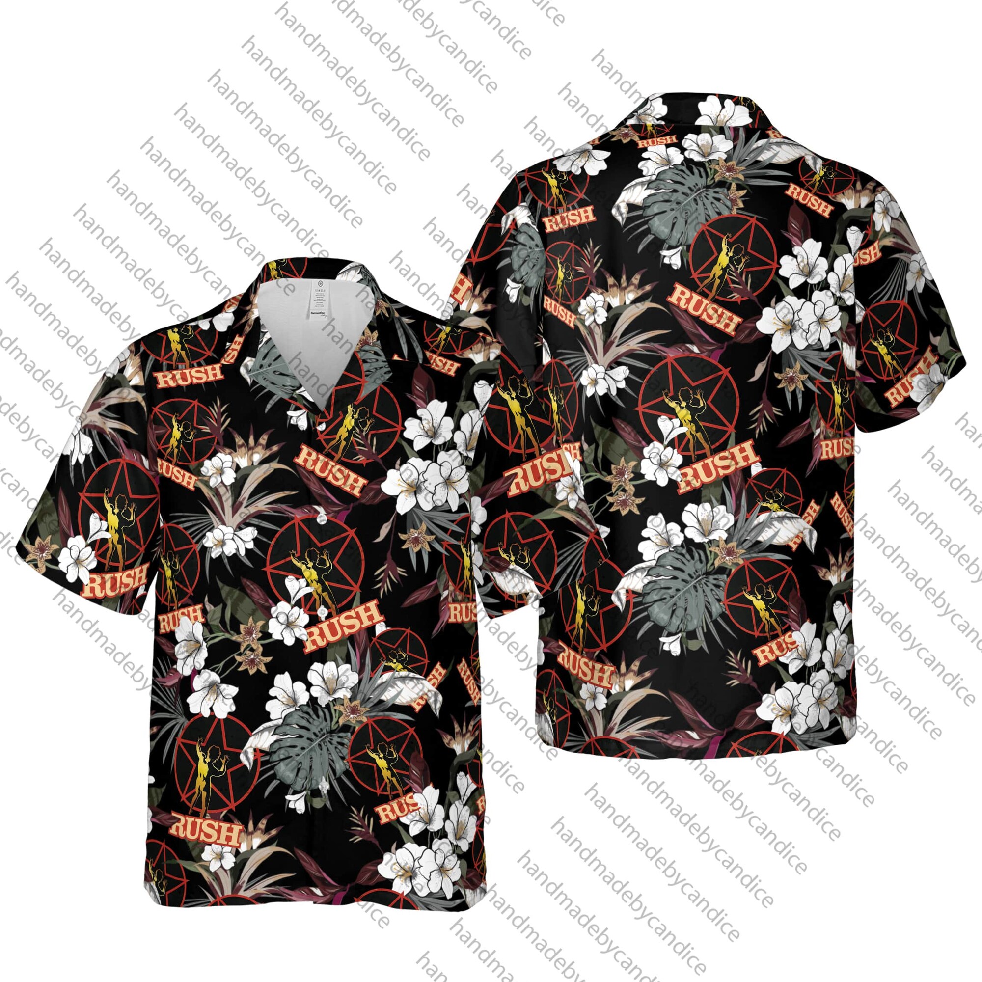 Discover Rush Rock Music Hawaiian Shirt