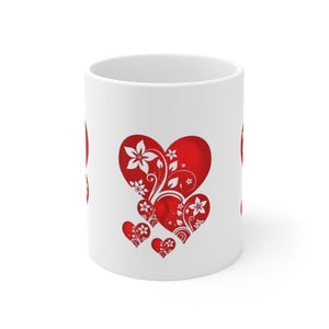 White Ceramic Mug, 11oz